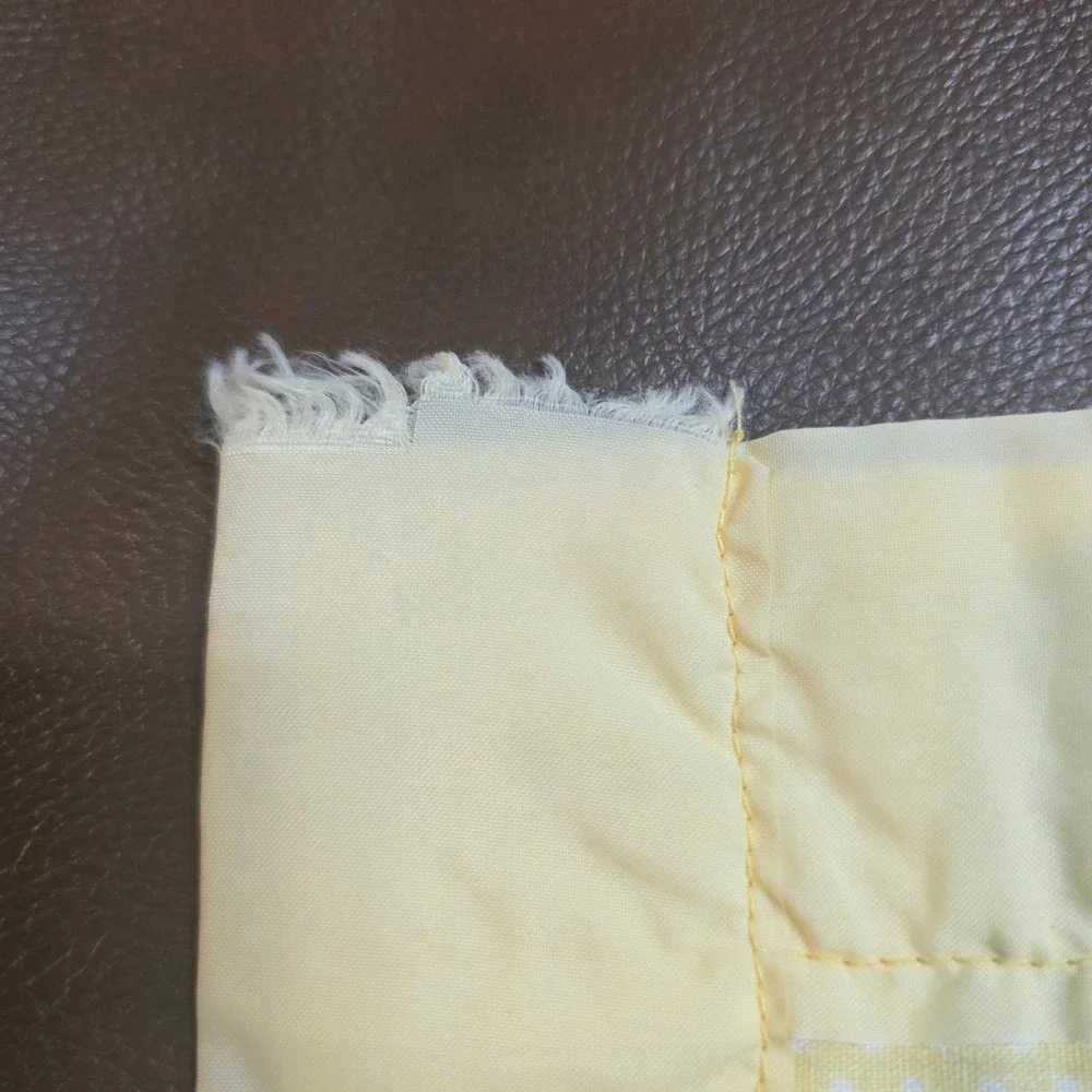 Vintage‎ 1980 Hallmark Koala Bear Baby Quilt Yellow Floral Worlds Greatest